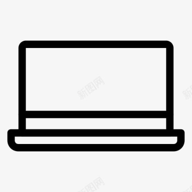 笔记本电脑小工具现代图标图标