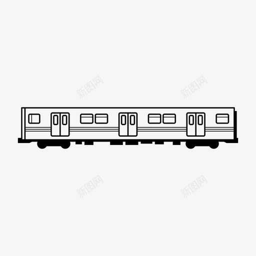 三门地铁列车公共交通铁路图标svg_新图网 https://ixintu.com 三门地铁列车 公交 公共交通 动车 地铁 轨道车 铁路