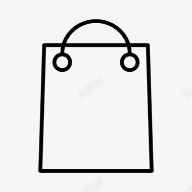 采购袋购物袋配件图标图标