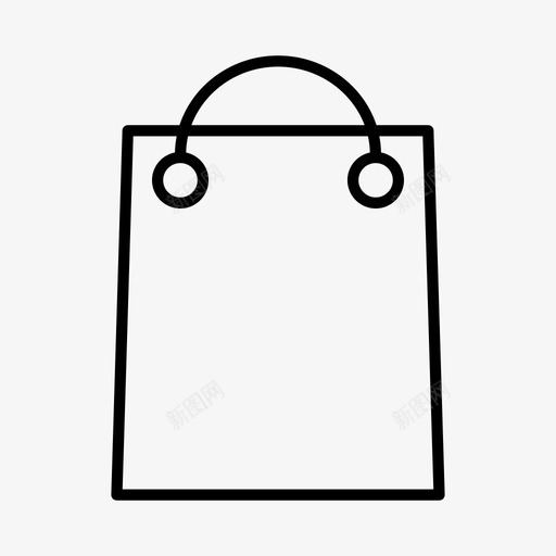 采购袋购物袋配件图标svg_新图网 https://ixintu.com 一次性袋子 时尚 袋子 购物袋 配件 采购袋