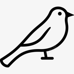白喉麻雀鸟栗子图标高清图片