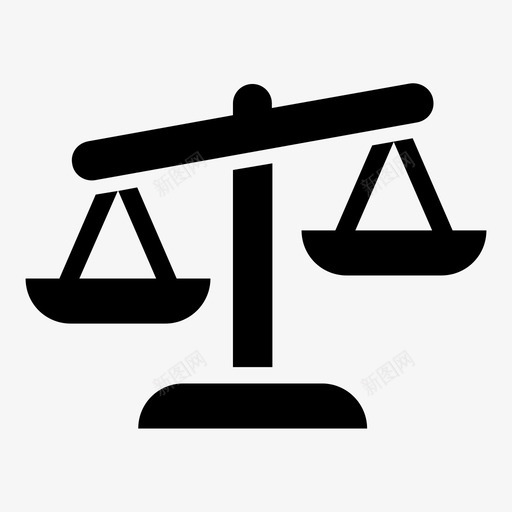 规模平衡公平图标svg_新图网 https://ixintu.com 公平 公正 平衡 法律 规模 财政援助