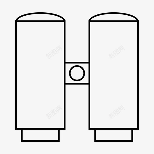 双筒望远镜搜索视图图标svg_新图网 https://ixintu.com 军事 双筒望远镜 战争 搜索 缩放 视图 视觉