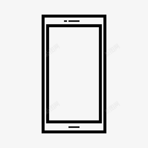 手机触摸屏小米图标svg_新图网 https://ixintu.com 小米 手机 智能手机 触摸屏