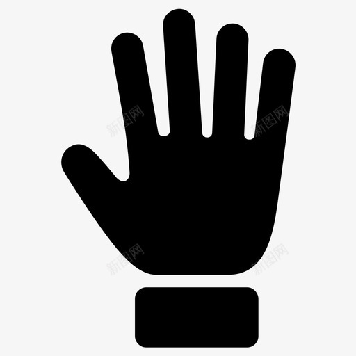 手手掌手向上图标svg_新图网 https://ixintu.com 举起手 张开手 手 手向上 手掌