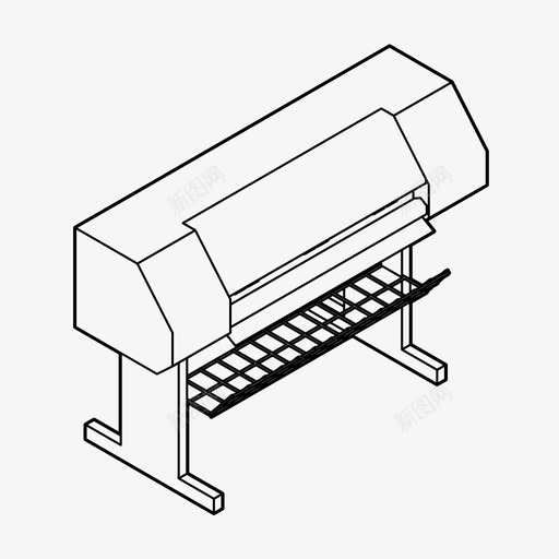 绘图仪工具打印图标svg_新图网 https://ixintu.com 打印 打印机 绘图仪 设计工具