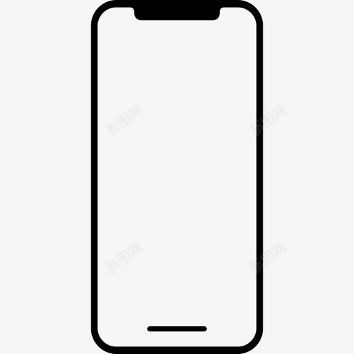 iphonex苹果ios图标svg_新图网 https://ixintu.com ios iphonex 智能手机 现代智能手机 移动 苹果