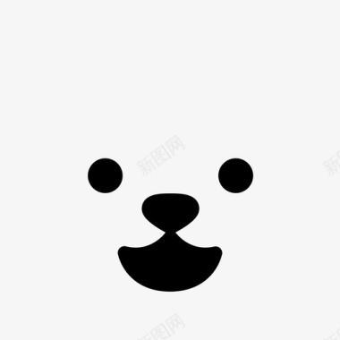 快乐熊表情图标图标
