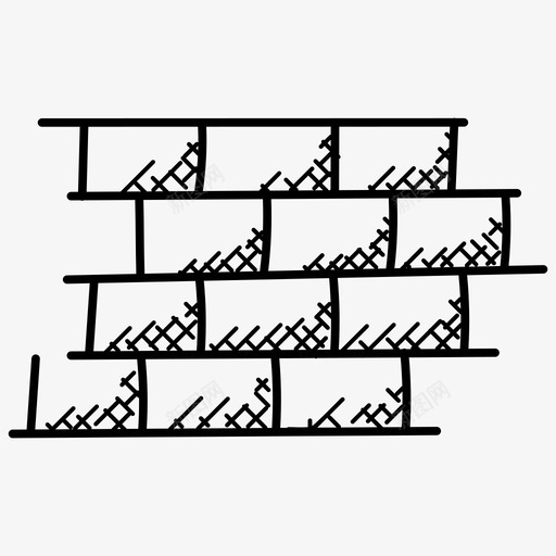 墙砖工砖图标svg_新图网 https://ixintu.com 墙 建筑 房地产涂鸦图标 砖 砖工 砖石