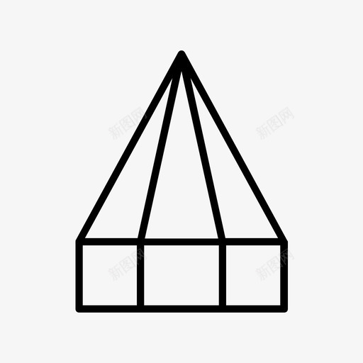 三角形菱形几何图标svg_新图网 https://ixintu.com 三角形 几何 多边形 数学 等距 菱形
