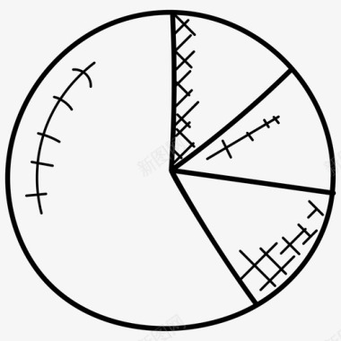 饼图分析圆圈图图标图标