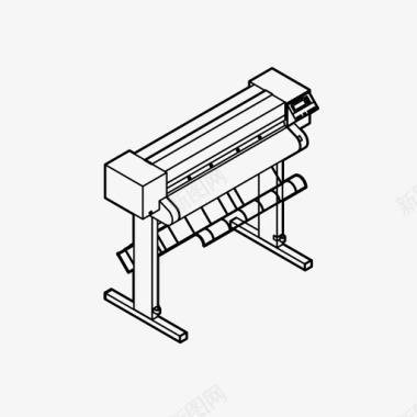 绘图仪大幅面工具图标图标