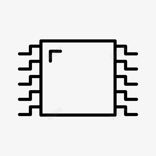 处理器计算机cpu图标svg_新图网 https://ixintu.com cpu 处理器 电子 科技 计算机