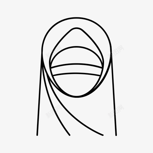 niqab穆斯林个人资料图标svg_新图网 https://ixintu.com niqab 个人资料 女性 用户 穆斯林 穆斯林女性2