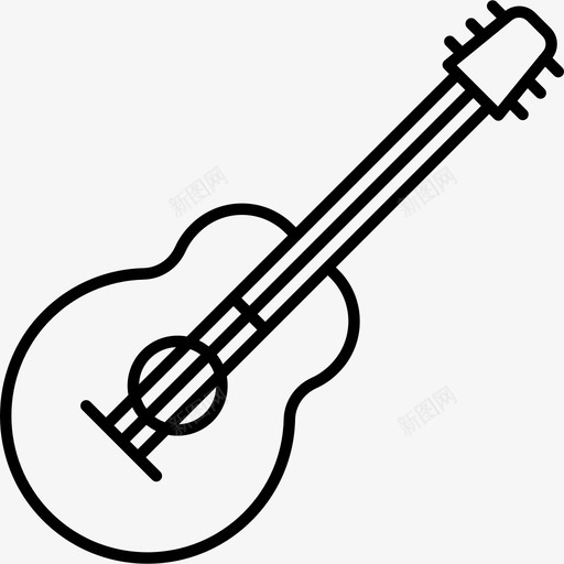 爱好吉他音乐演出必须继续图标svg_新图网 https://ixintu.com 演出必须继续 爱好吉他 音乐