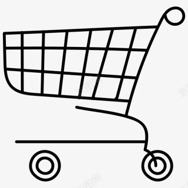 购物车网上购物电子商务图标图标