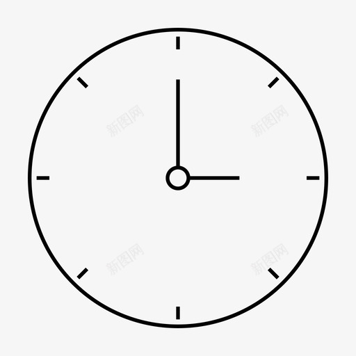 时钟持续时间小时图标svg_新图网 https://ixintu.com 家庭设备 小时 持续时间 时钟 时间 长