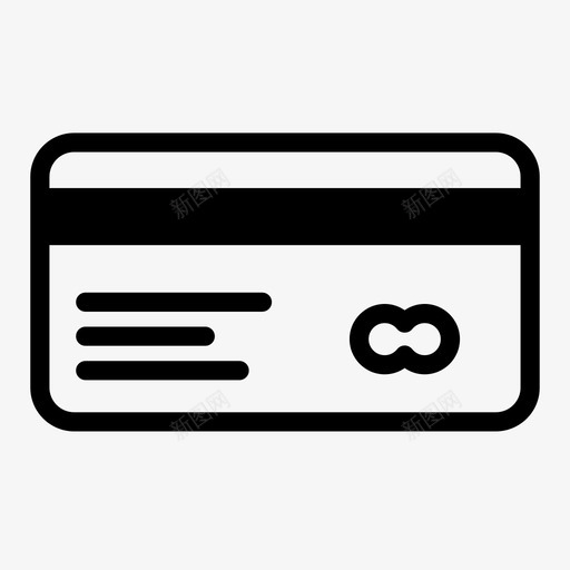信用卡购买货币图标svg_新图网 https://ixintu.com 信用卡 商业 支付 货币 购买