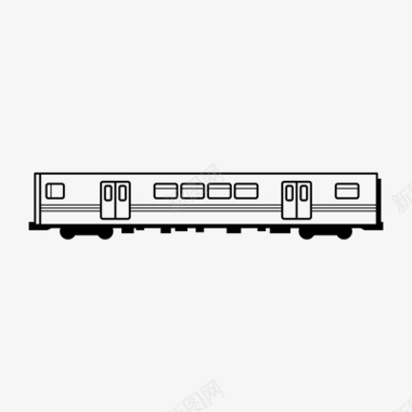 双门地铁列车公共交通铁路图标图标