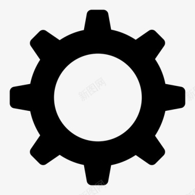 齿轮商业工业图标图标