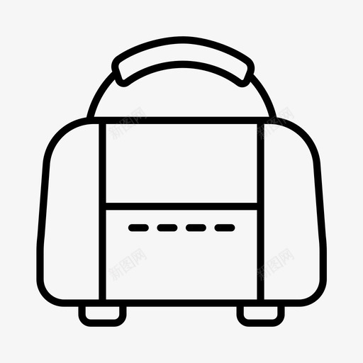 婴儿包配件袋子图标svg_新图网 https://ixintu.com 健身袋 婴儿包 时尚 袋子 配件