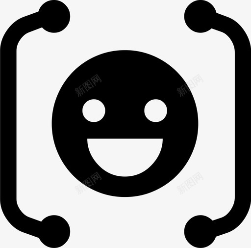 人脸识别svg_新图网 https://ixintu.com 人脸识别