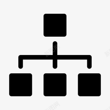 流程图层次结构网络图标图标
