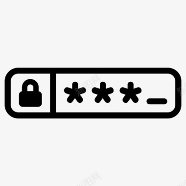 密码锁保护图标图标