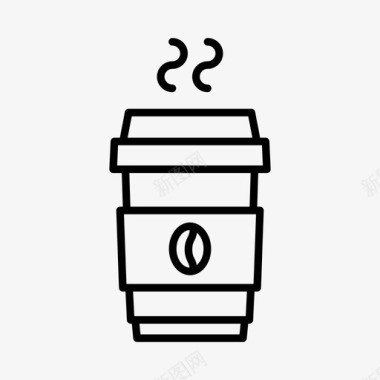 咖啡咖啡师咖啡杯图标图标