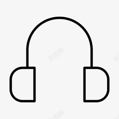 耳机客户服务设备图标图标