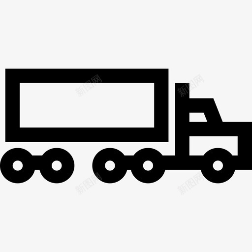 卡车货物船运图标svg_新图网 https://ixintu.com 卡车 船运 货物 运输和物流概述