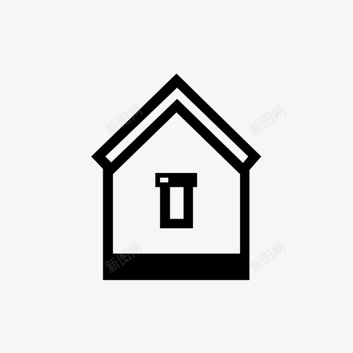 房屋出租出售图标svg_新图网 https://ixintu.com 出售 出租 房地产 房屋