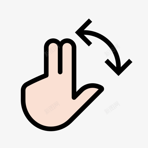 fingers rotate 02svg_新图网 https://ixintu.com fingers rotate 02