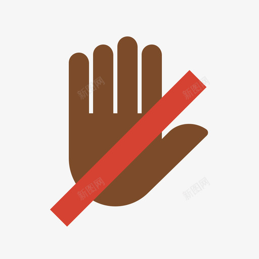 hand gestures do not touch 01.2svg_新图网 https://ixintu.com hand gestures do not touch 01.2