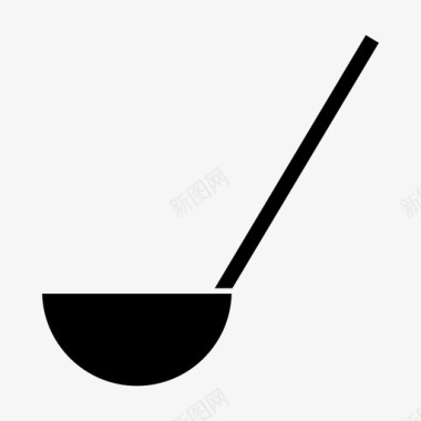 勺子厨师烹饪图标图标