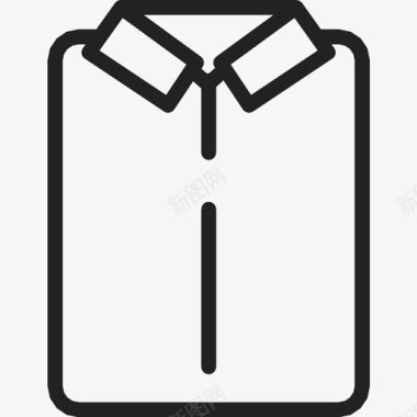 衬衫衣服网上商店图标图标