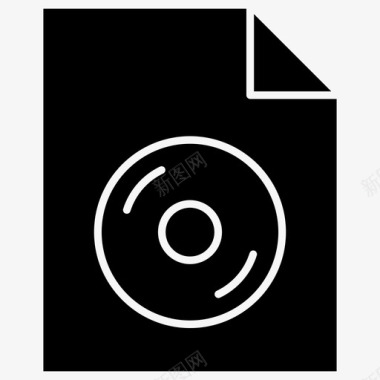 音乐文件音频文件磁盘图标图标