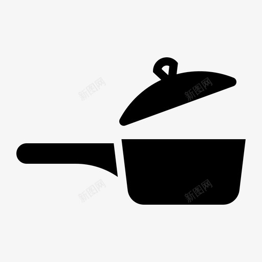锅厨师厨房图标svg_新图网 https://ixintu.com 厨师 厨房 器具 超市 锅