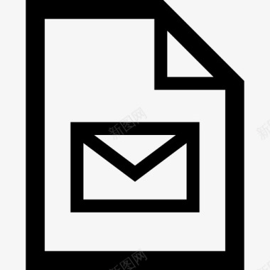 电子邮件页文档文件图标图标
