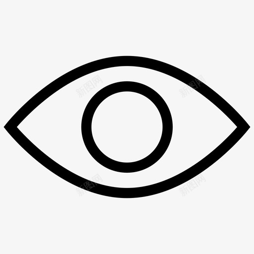 ey眼睛监视器图标svg_新图网 https://ixintu.com ey 可见 基本网络图标1 显示 查看 监视器 眼睛