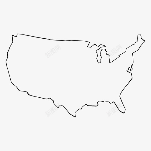 美国手绘美利坚合众国图标svg_新图网 https://ixintu.com 手绘 美利坚合众国 美国