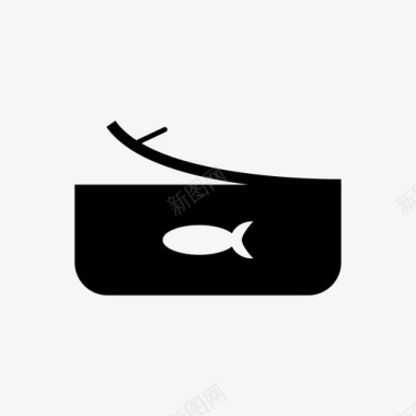 金枪鱼罐头食品营养图标图标