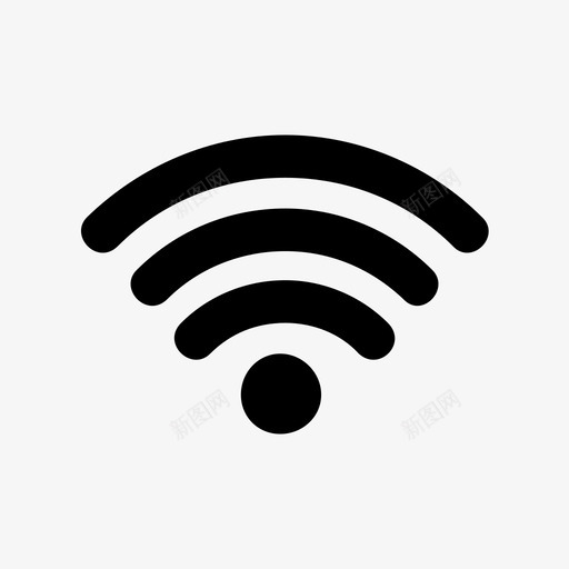 wifi覆盖互联网图标svg_新图网 https://ixintu.com wifi 互联网 信号 覆盖