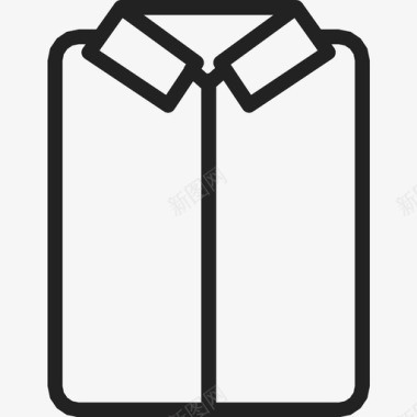 衬衫衣服网上商店图标图标