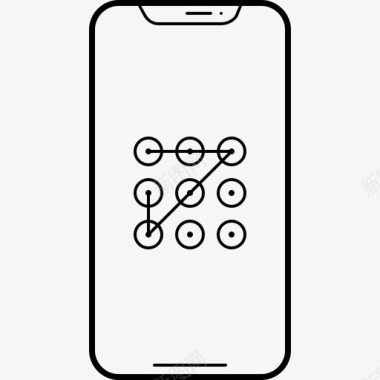 图案锁iphone滑动图标图标