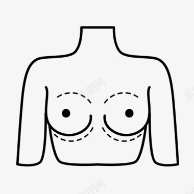 隆胸整形外科图标图标