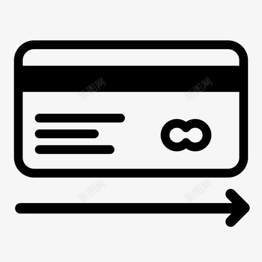 信用卡购买货币图标svg_新图网 https://ixintu.com 交易 信用卡 商业 支付 货币 购买