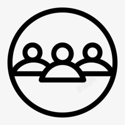 团队管理人员图标图标