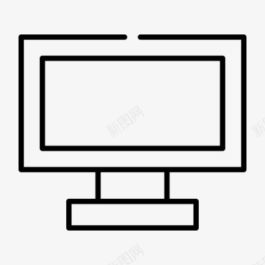 显示器电脑键盘图标图标
