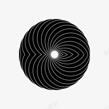 环面圆螺旋图标图标